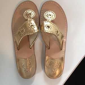 Jack Rogers Gold Navajo Sandal